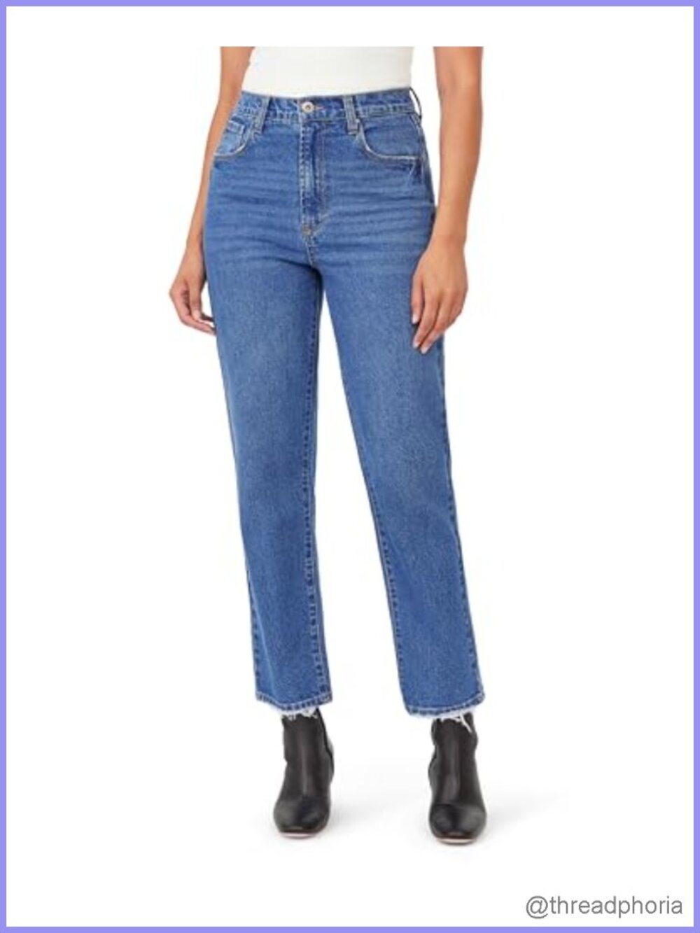 Kensie Emilia High Rise Slim Straight Jeans 28" Inseam